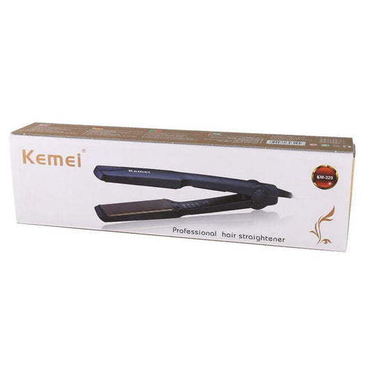 Kemei Ceramic Heating Plate Professional Tourmaline Hair Straightener Women Flat Iron Beauty Tools Fast Heating Km-329