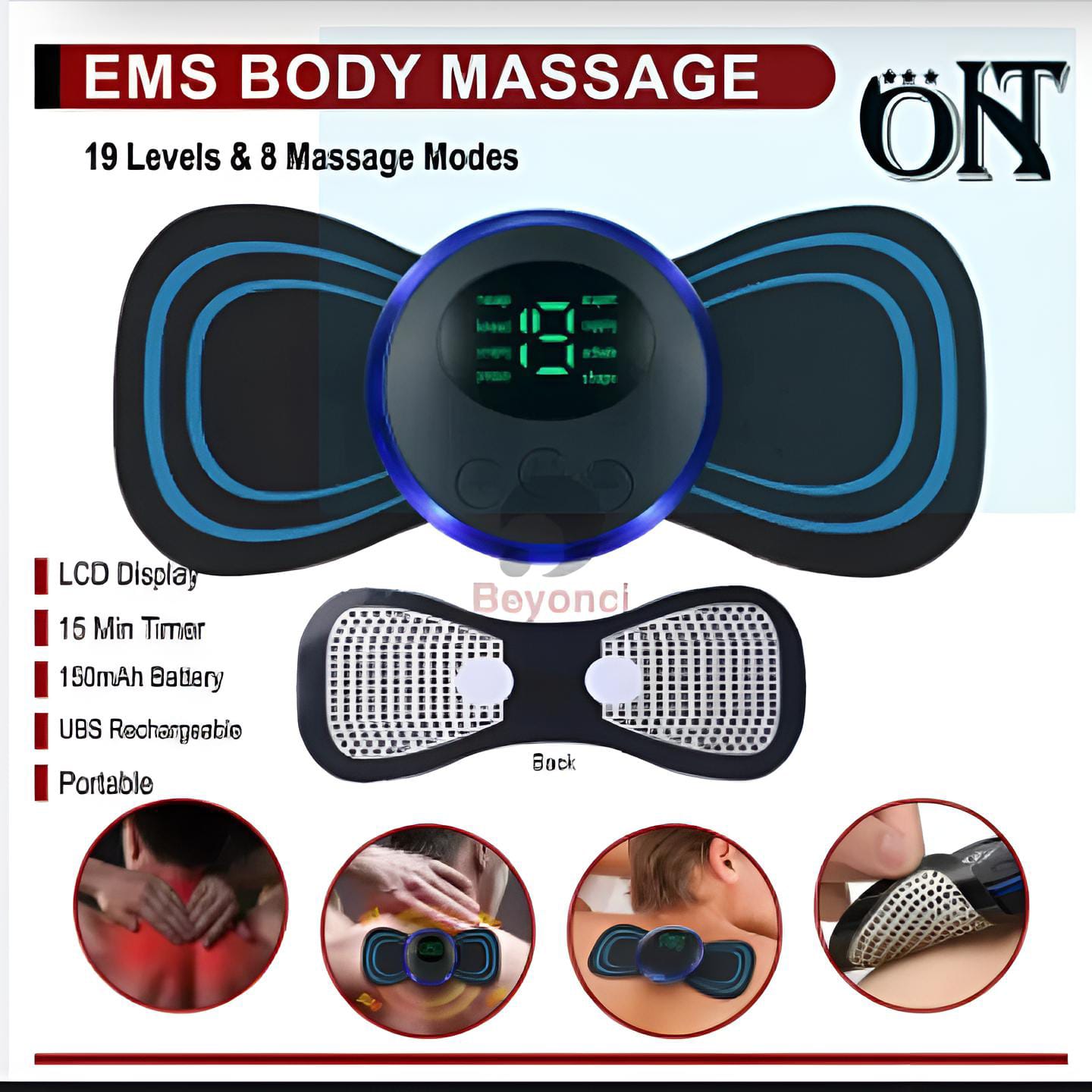 Massager Plus (2 In 1 Offer) Pack Of 2 Massagers Mini Massager -foot Massager