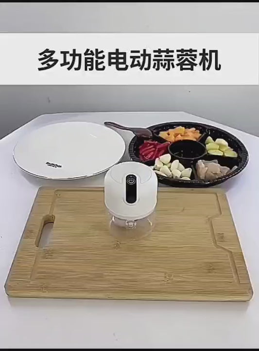 New Mini Electric Food Chopper Multifunctional Portable Cordless Garlic Ginger Food Processor(random Color )